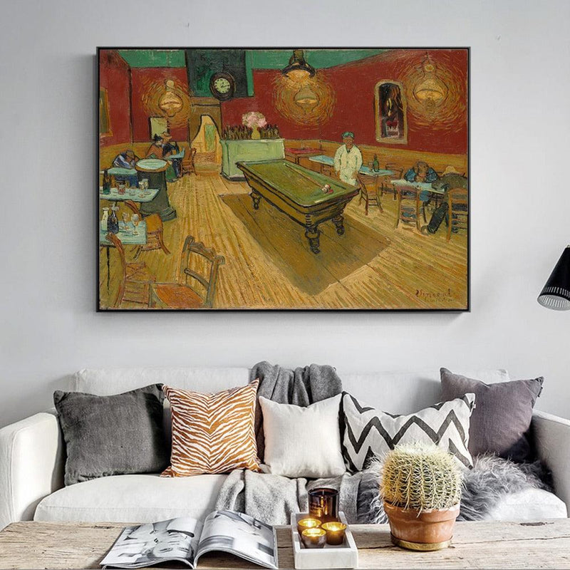 Gogh's The Night Cafe Wall Art Print - PAP Art Store