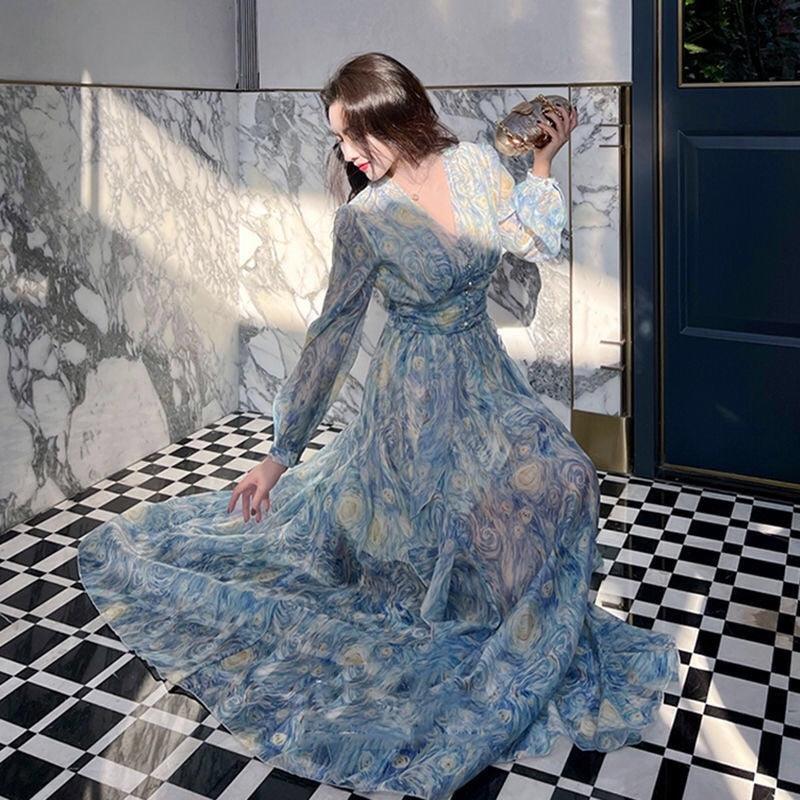 Starry Night Dreamy Long Dress – PAP Art Store