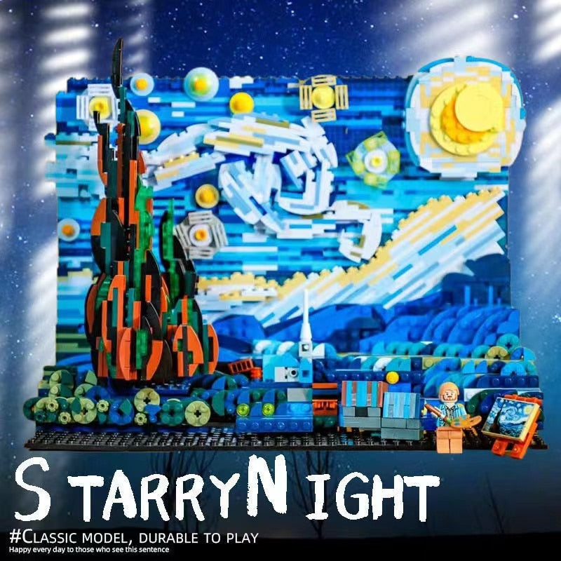 The Starry Night Lego Set PAP Art Store the-starry-night-lego-set-pap-art-store