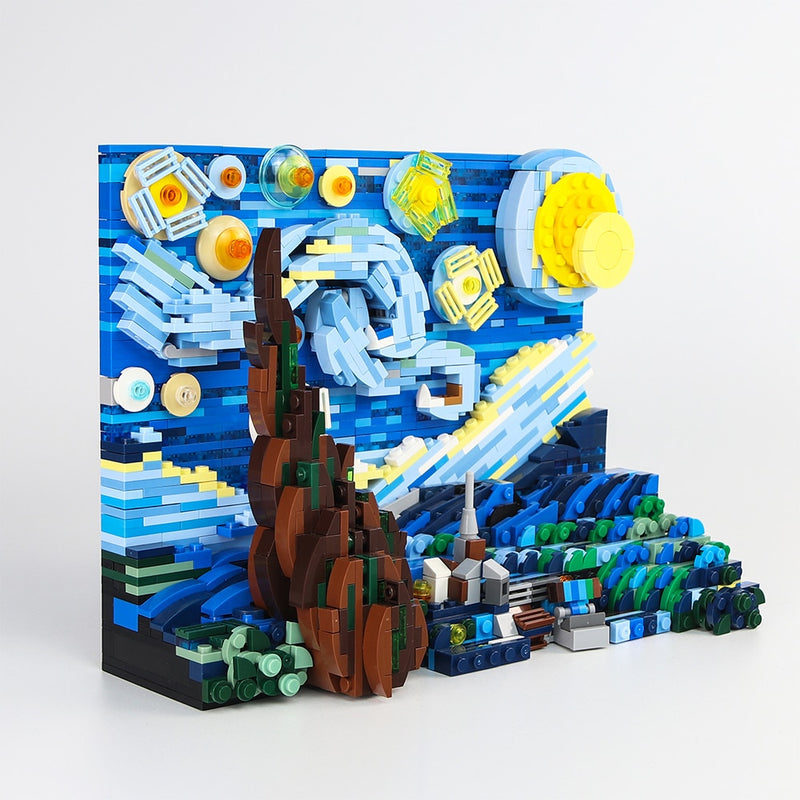 The Starry Night Lego Set PAP Art Store the-starry-night-lego-set-pap-art-store