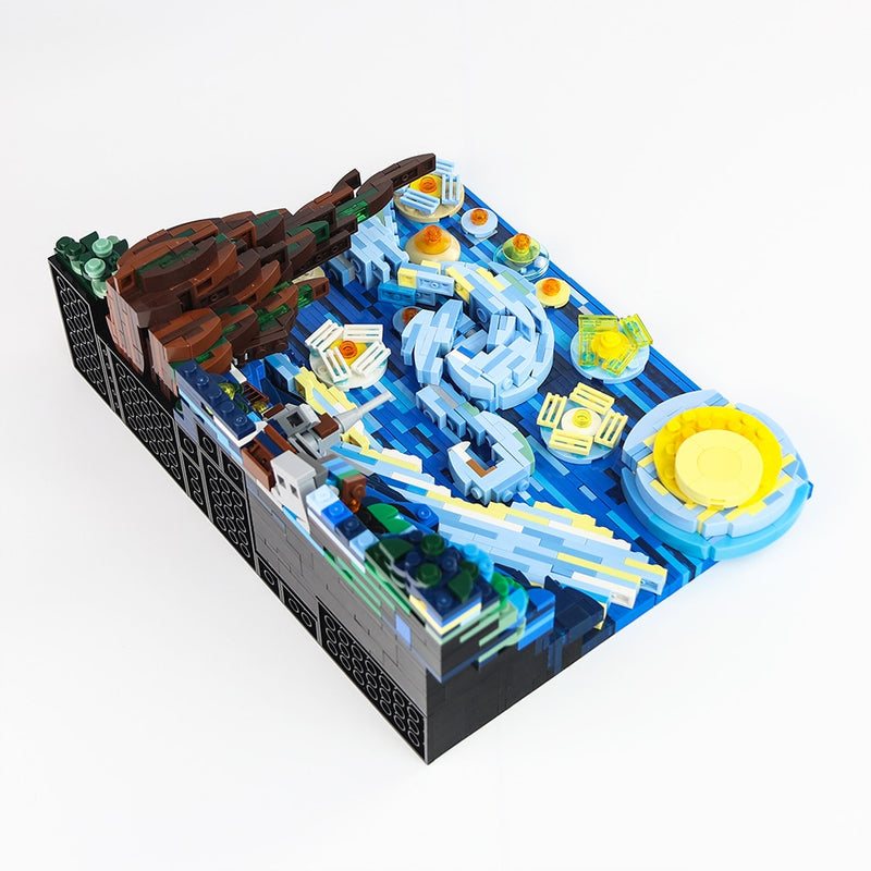 The Starry Night Lego Set PAP Art Store the-starry-night-lego-set-pap-art-store