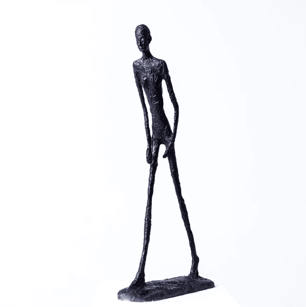 Giacometti Inspires 'Walking Man' Bronze Sculpture - PAP Art Store