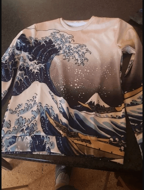 The Great Wave off Kanagawa Sweatshirt - Art Store