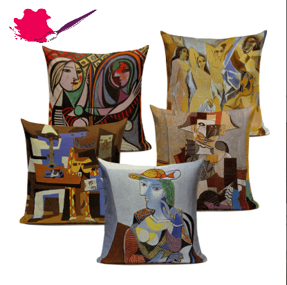 Cubism Artwork Inspired Cushion Covers - Art Store