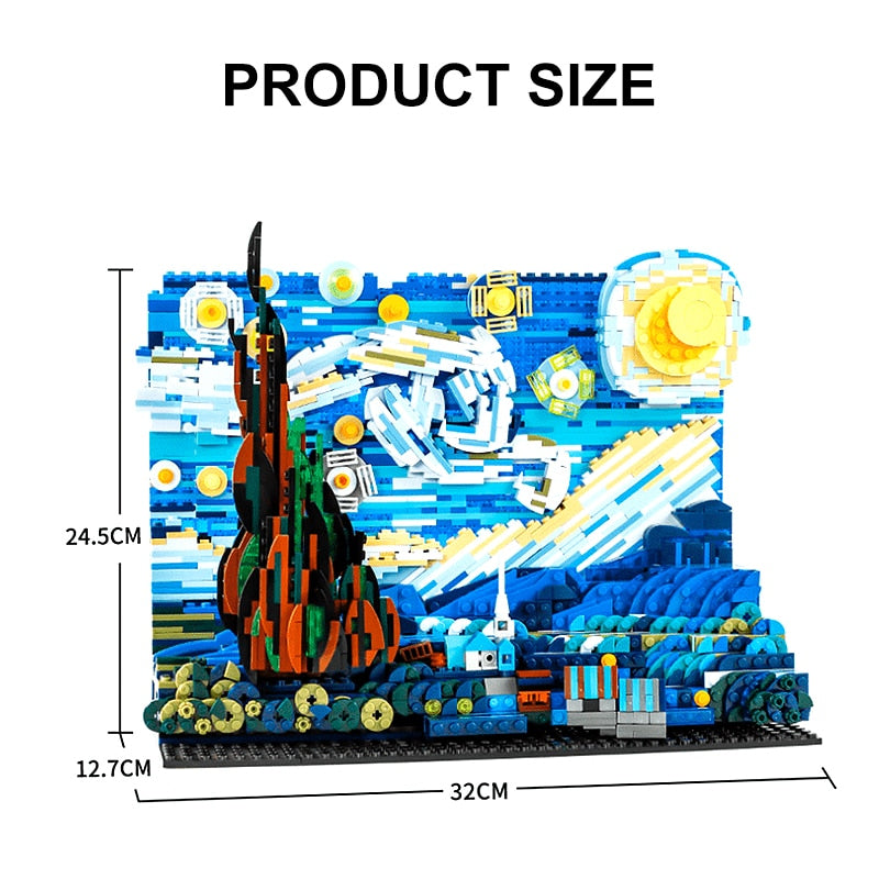 The Starry Night Lego Set PAP Art Store the-starry-night-lego-set-pap-art-store