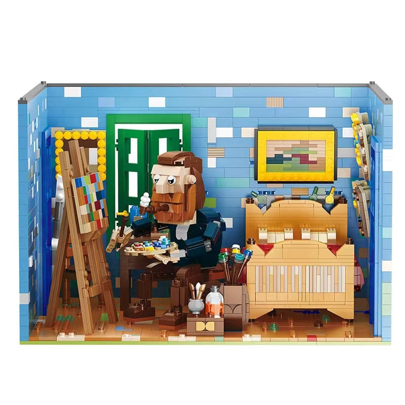 Van Gogh's Bedroom in Arles Building Blocks Set