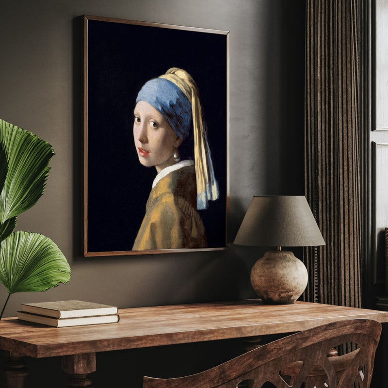 Johannes Vermeer 'Girl With a Pearl Earring' Wall Art