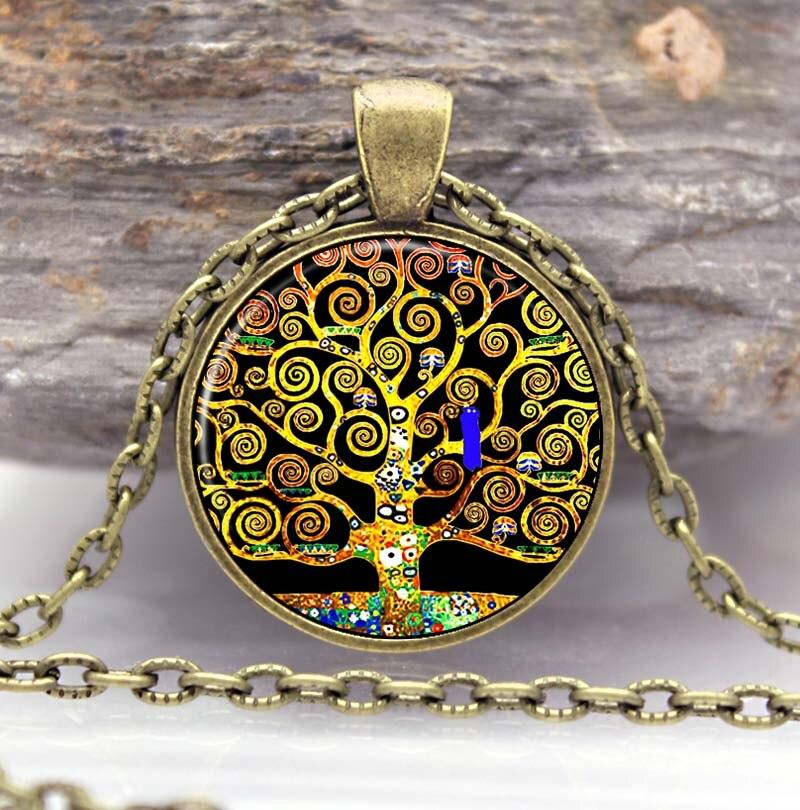 Klimt "The Tree of Life" Necklace - PAP Art Store