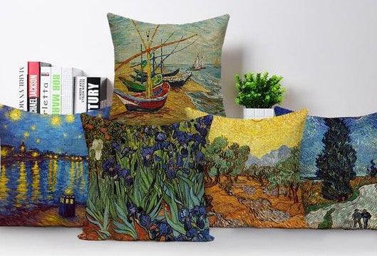 Colorful Impressionist Style Cushion Covers - Art Store