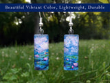 Claude Monet Artwork Glass Earrings