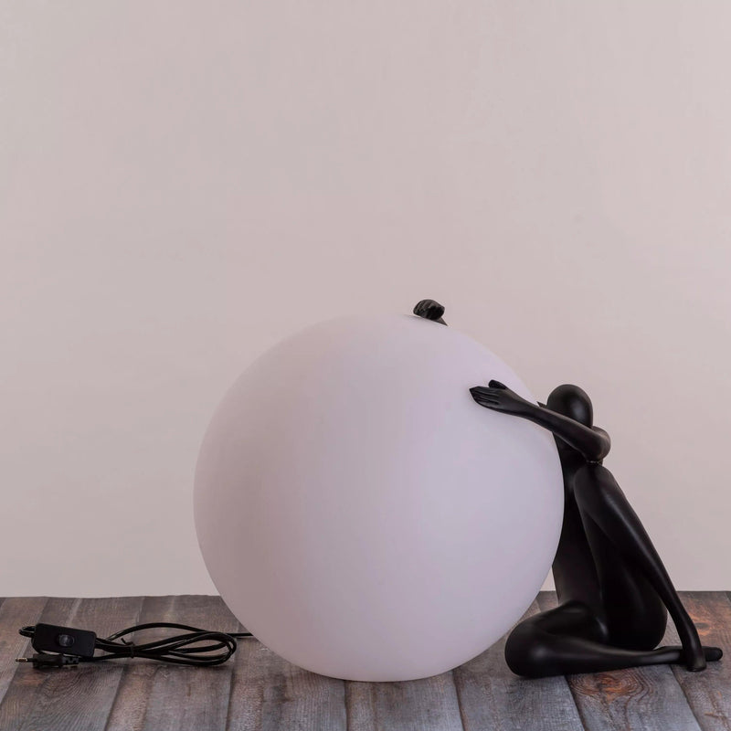 Humanoid Sculpture Moon Table Lamp - PAP Art Store