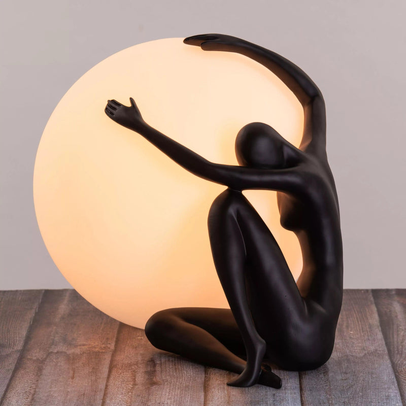 Humanoid Sculpture Moon Table Lamp - PAP Art Store