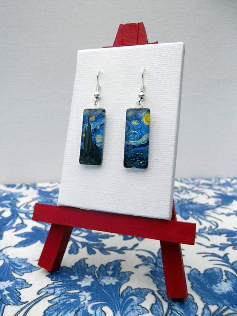 Van Gogh Artworks Glass Earrings - PAP Art Store