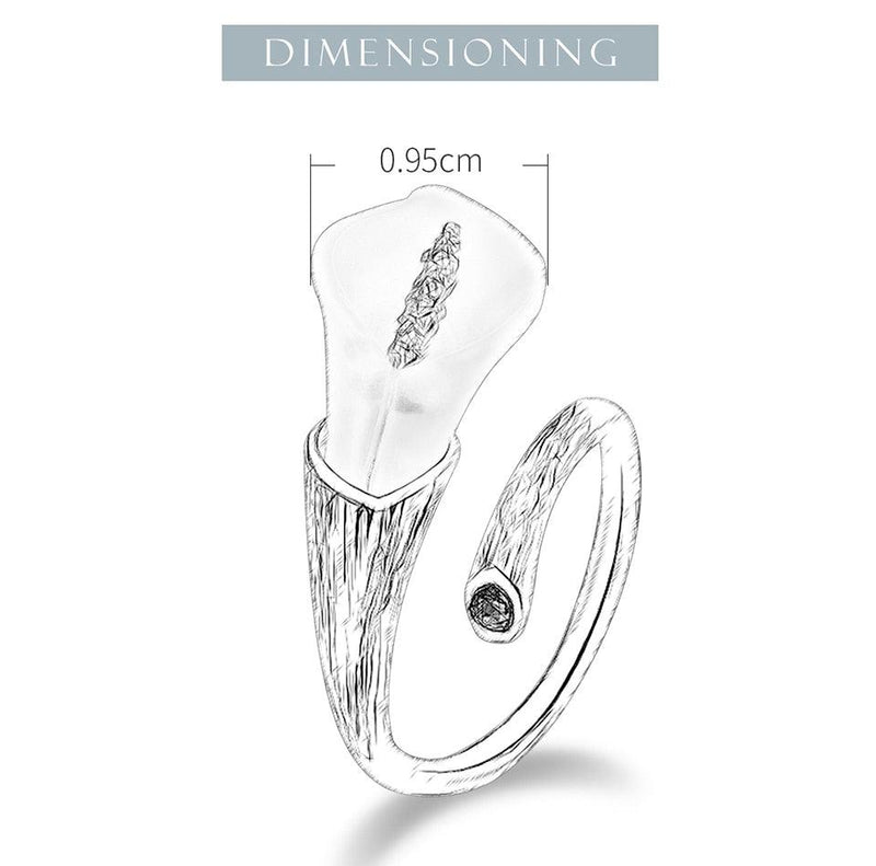 Calla Lily Flower Ring - PAP Art Store