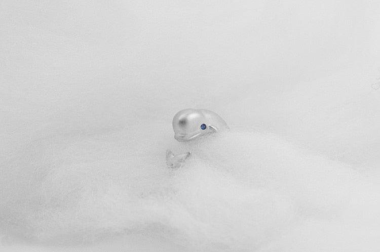 Baby Beluga Whale Ring - PAP Art Store
