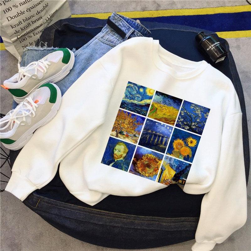 Monet & Van Gogh Artwork Collage Sweatshirts - PAP Art Store