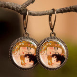 Famous Art Paintings Inspired round Earrings - Art Store