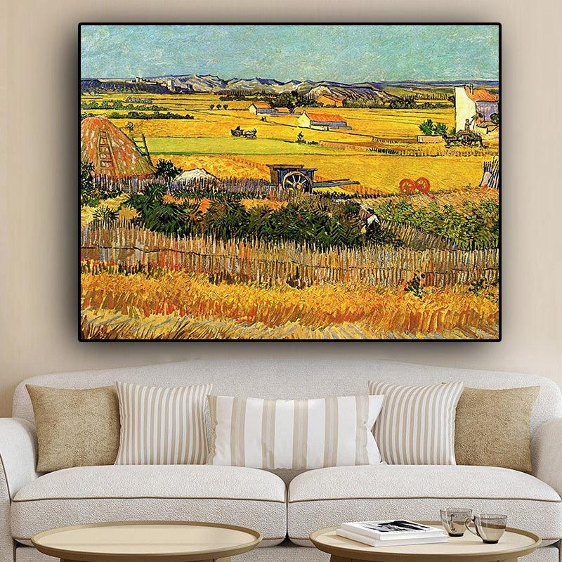 Van Gogh 'The Harvest' Wall Art - Art Store