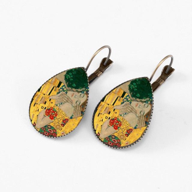 Klimt & Gogh Artworks Inspired Earrings - PAP Art Store