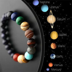Natural Stone Solar System Chakra Bracelet - PAP Art Store