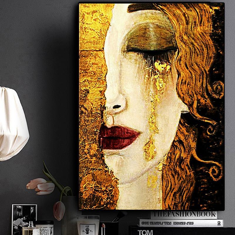 'The Golden Tear' Wall Art Print - Art Store
