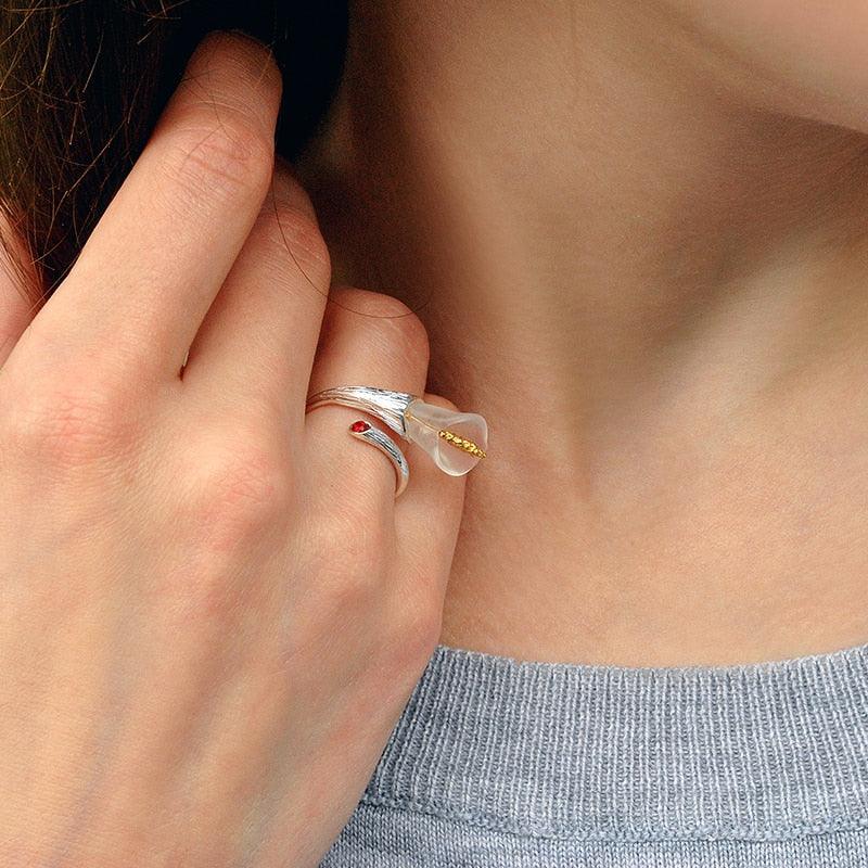Calla Lily Flower Ring - PAP Art Store