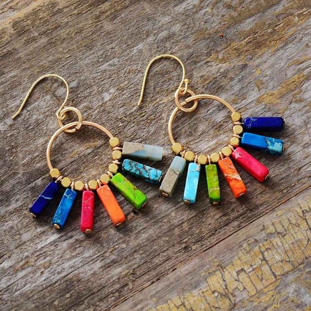 Chakra Colorful Earring - Art Store