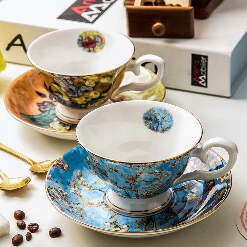 Van Gogh Series Coffee Set with Gift Box - Art Store