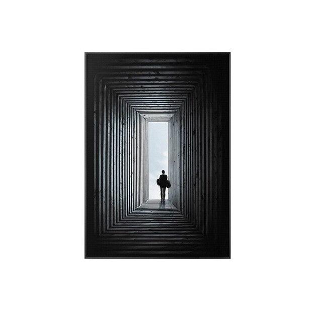 'The Light At The End Of The Tunnel' Wall Art Print - PAP Art Store