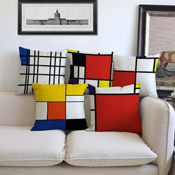 Piet Mondrian Decorative Pillow Case - PAP Art Store