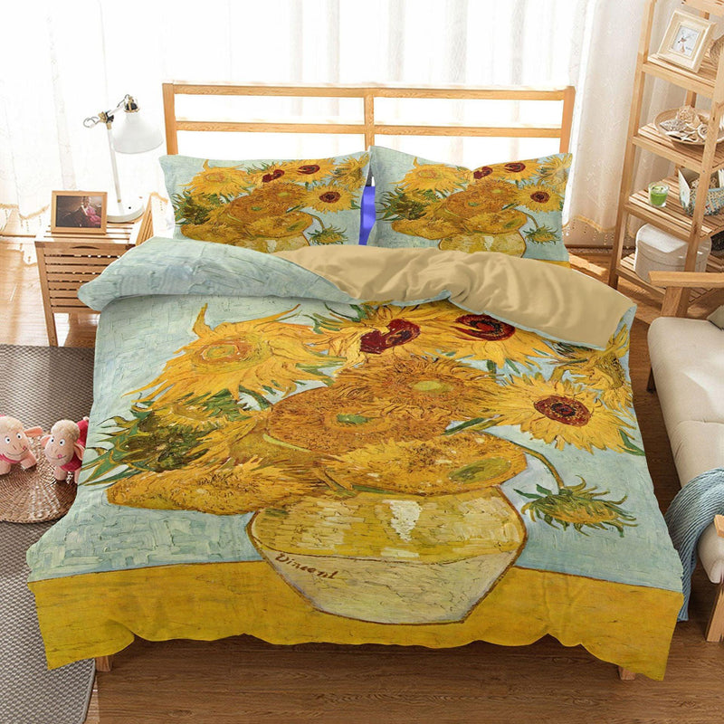 Van Gogh 'Sunflowers' Bedding Duvet Cover Sets - PAP Art Store