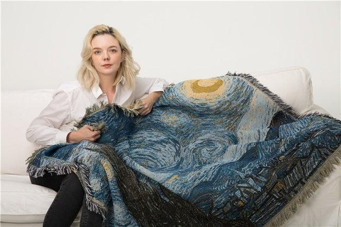 Famous Artworks Inspired Sofa Blanket/tapestry - PAP Art Store