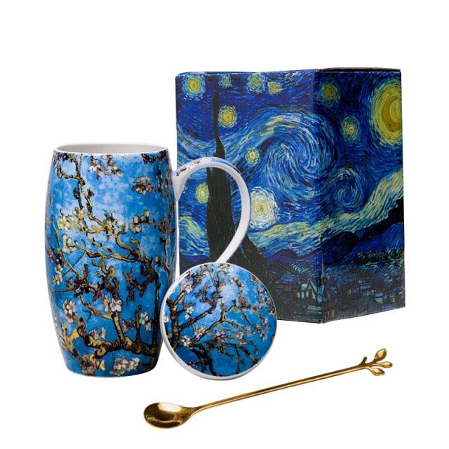 Van Gogh Artworks Bone Mug Gift Set - PAP Art Store