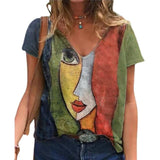 Colorful Face Art T shirts - PAP Art Store