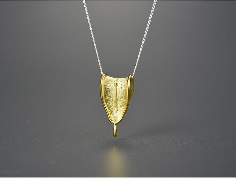 Dali's Melting Clock Inspired Necklace - PAP Art Store