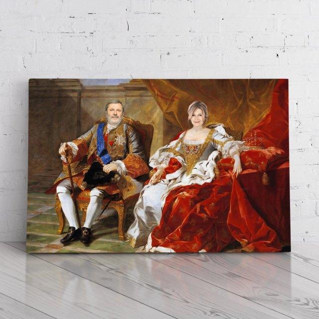 Custom Royal Couple Portrait  | Historical Portrait - PAP Art Store