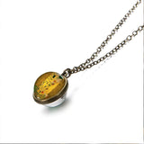 Gustav Klimt Glass Dome Necklace - PAP Art Store