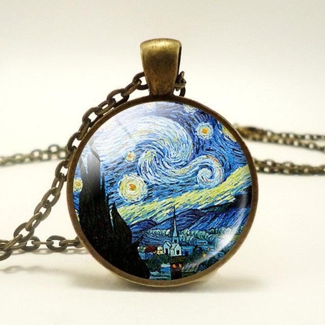 Vincent van Gogh Inspired Necklace - Art Store