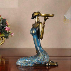 Art Nouveau Lady Figure Candle Holders - Art Store