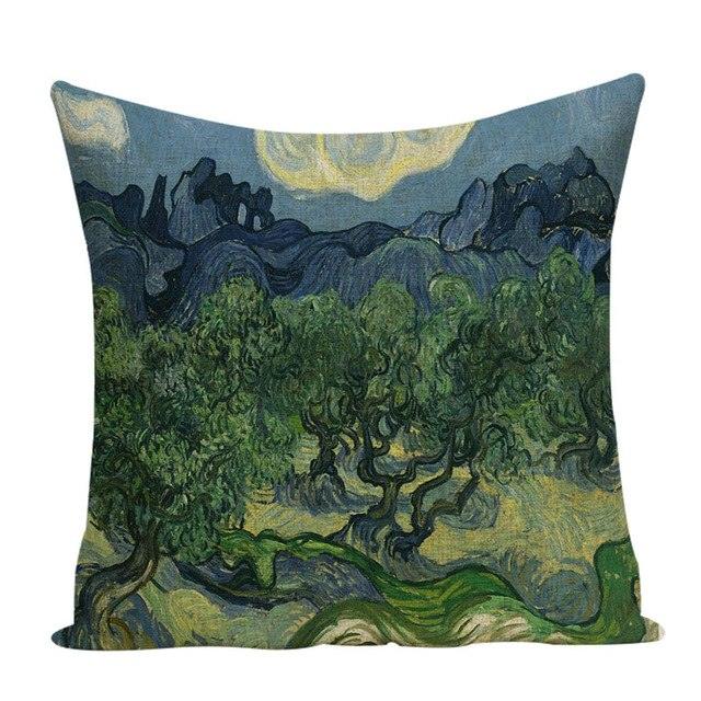 Colorful Impressionist Style Cushion Covers - Art Store