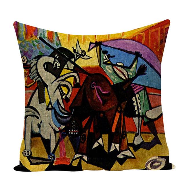 Colorful Impressionist Style Cushion Covers - Art Store