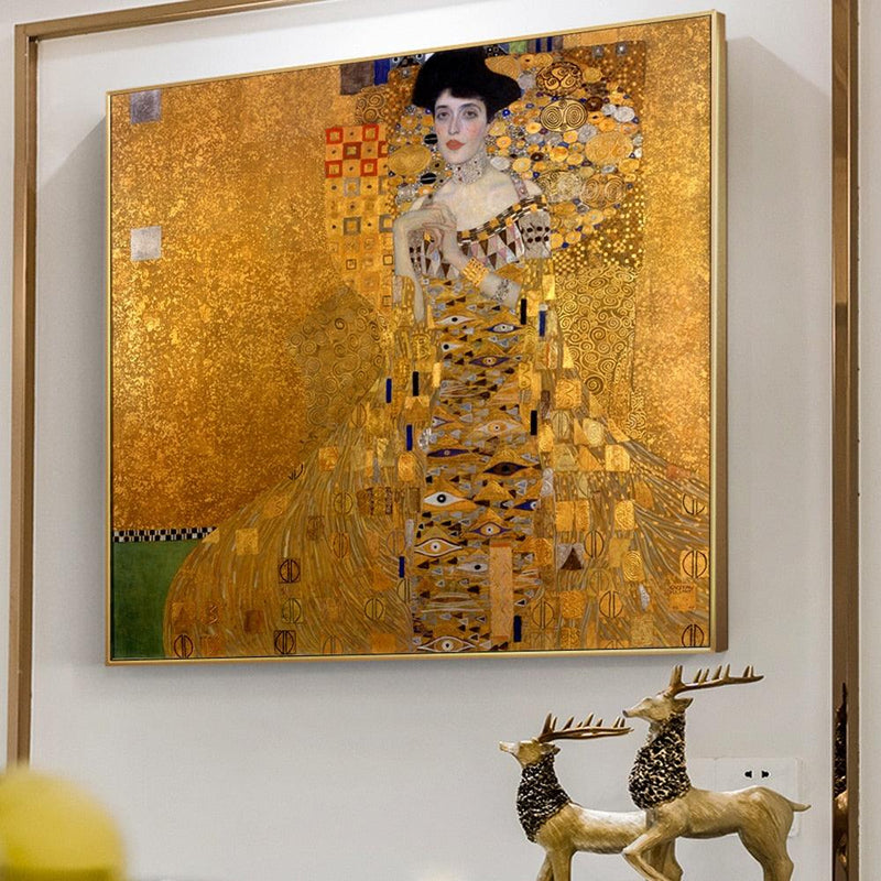 Gustav Klimt 'Portrait Of Adele Bloch' Wall Art - Art Store