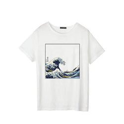 'The Great Wave off Kanagawa' T-shirt - Art Store