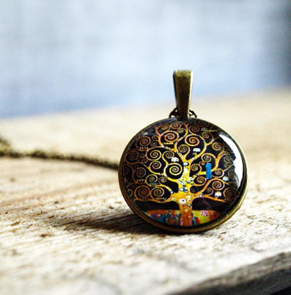 Klimt "The Tree of Life" Necklace - Art Store
