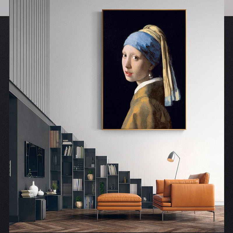 Johannes Vermeer 'Girl With a Pearl Earring' Wall Art - Art Store