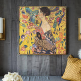 Gustav Klimt 'Lady with a Fan' Wall Art - Art Store
